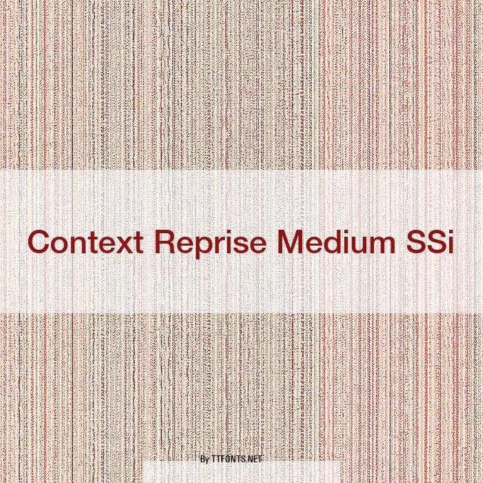 Context Reprise Medium SSi example